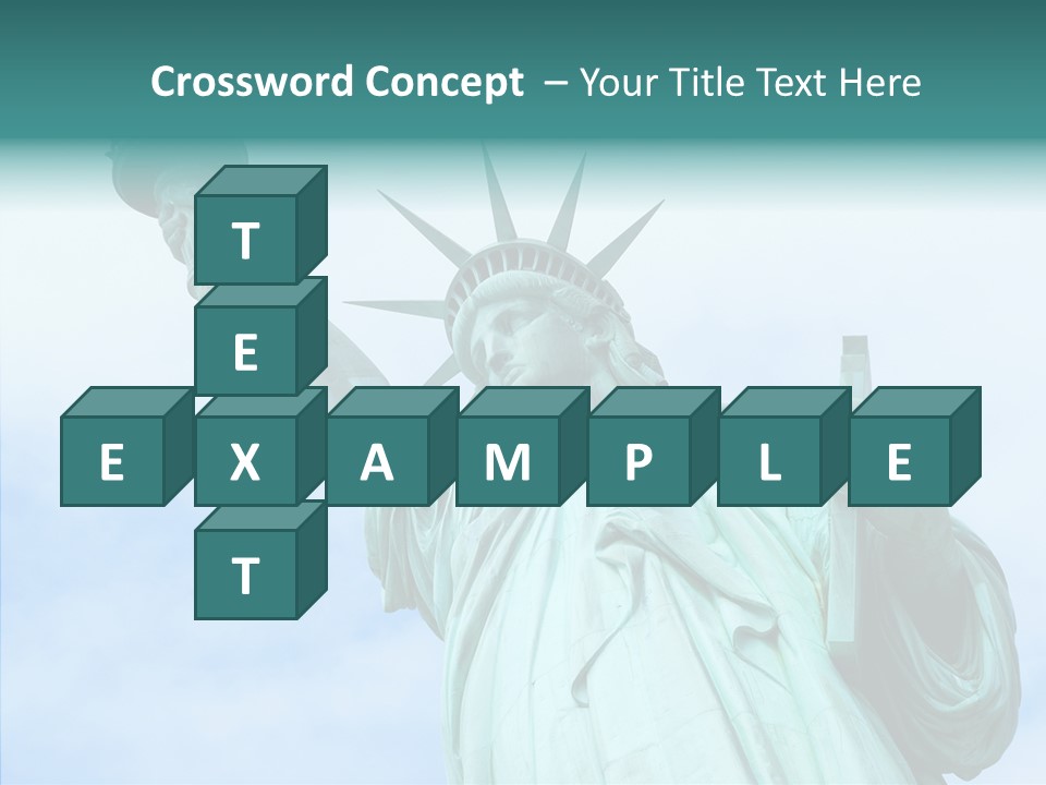 York Famous Torch PowerPoint Template