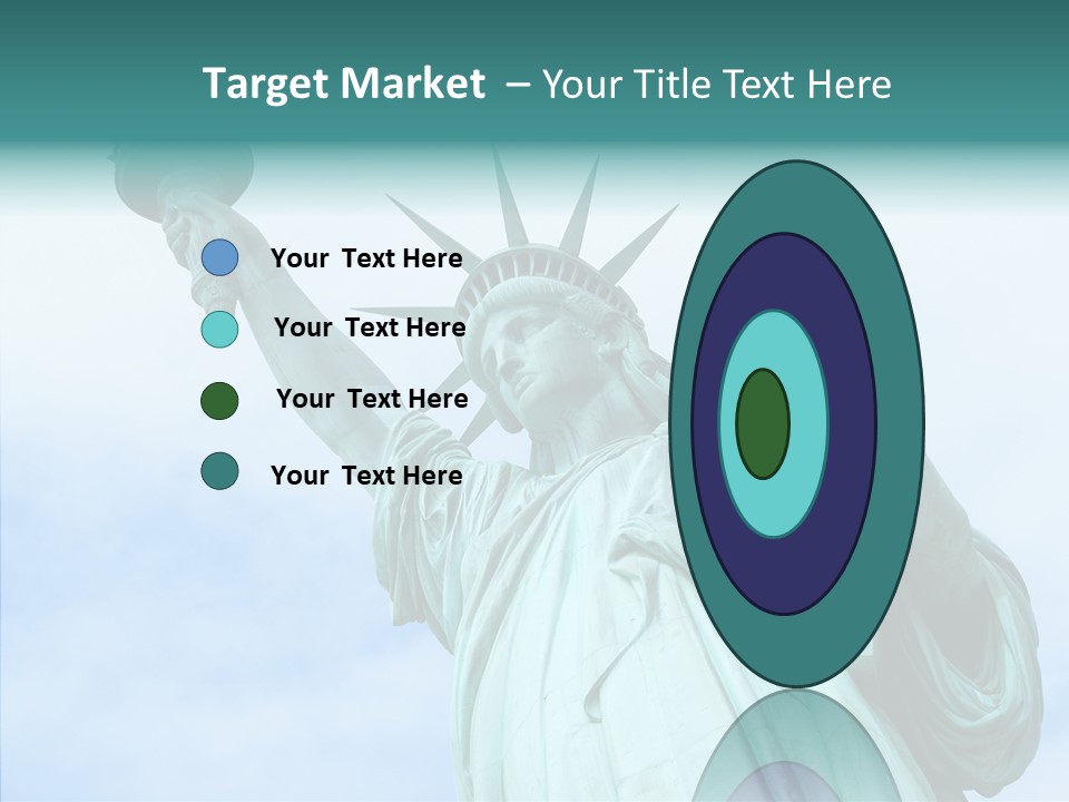 York Famous Torch PowerPoint Template