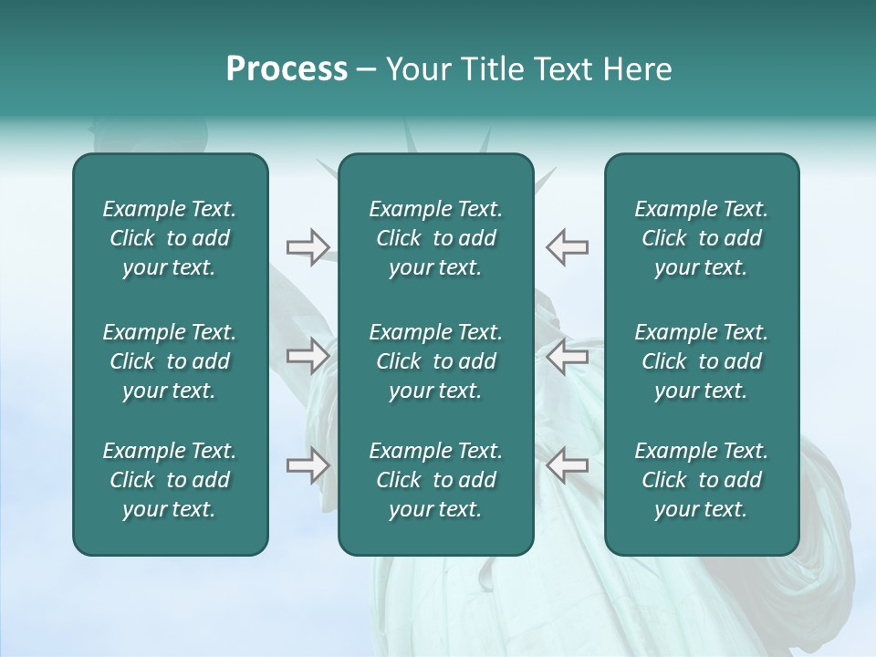 York Famous Torch PowerPoint Template