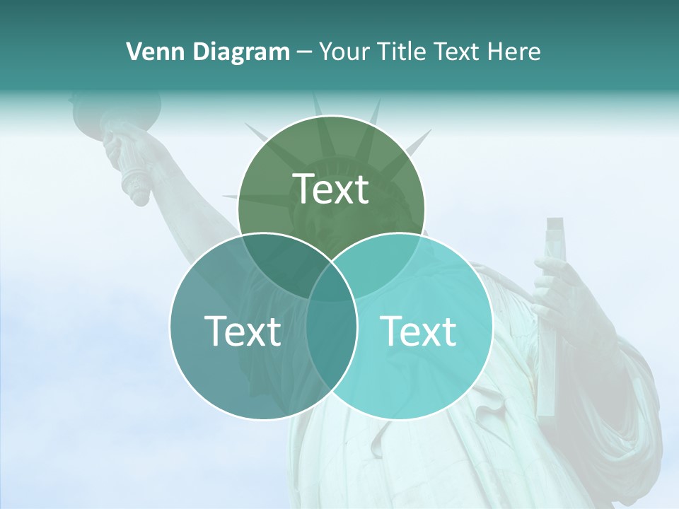 York Famous Torch PowerPoint Template