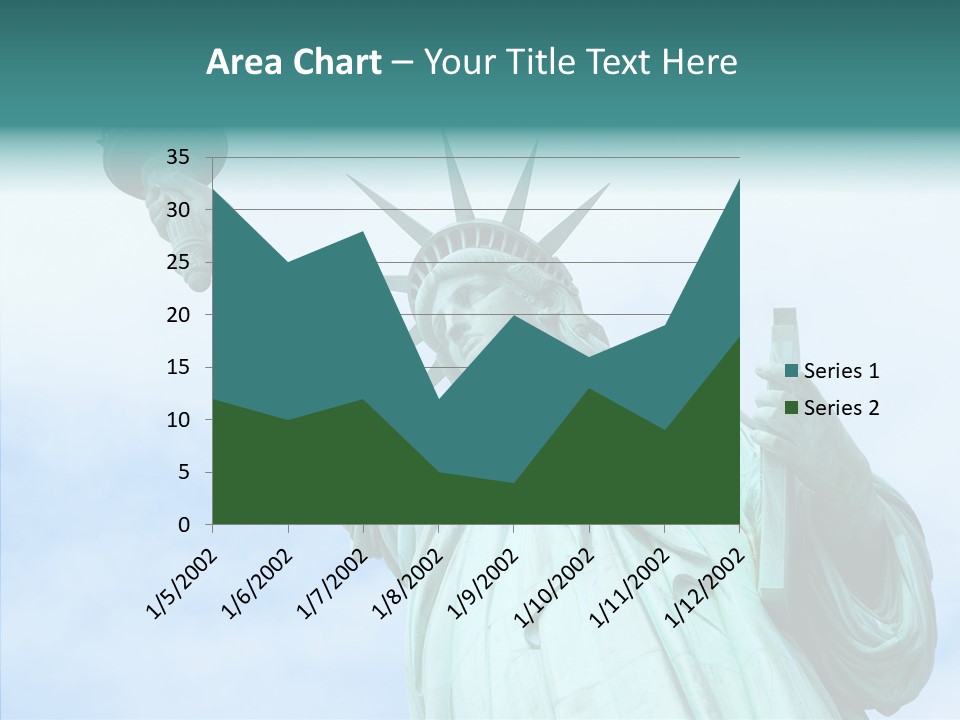 York Famous Torch PowerPoint Template