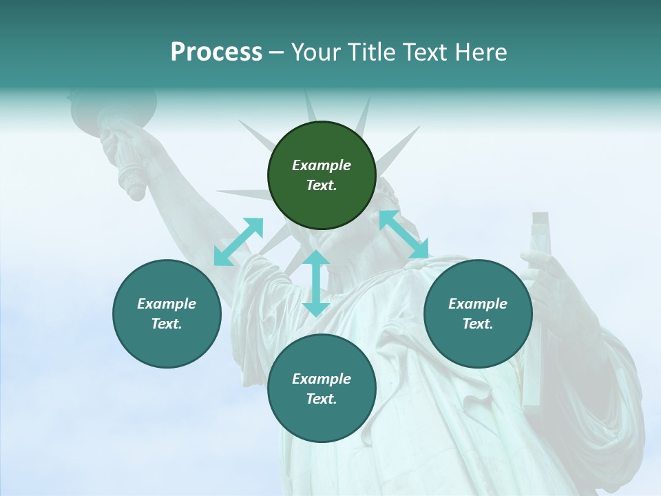 York Famous Torch PowerPoint Template