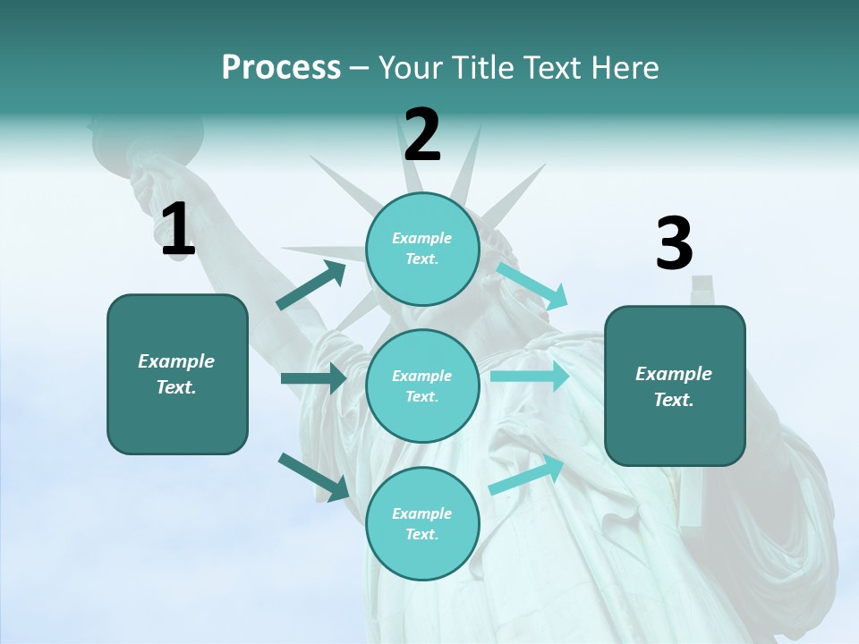 York Famous Torch PowerPoint Template