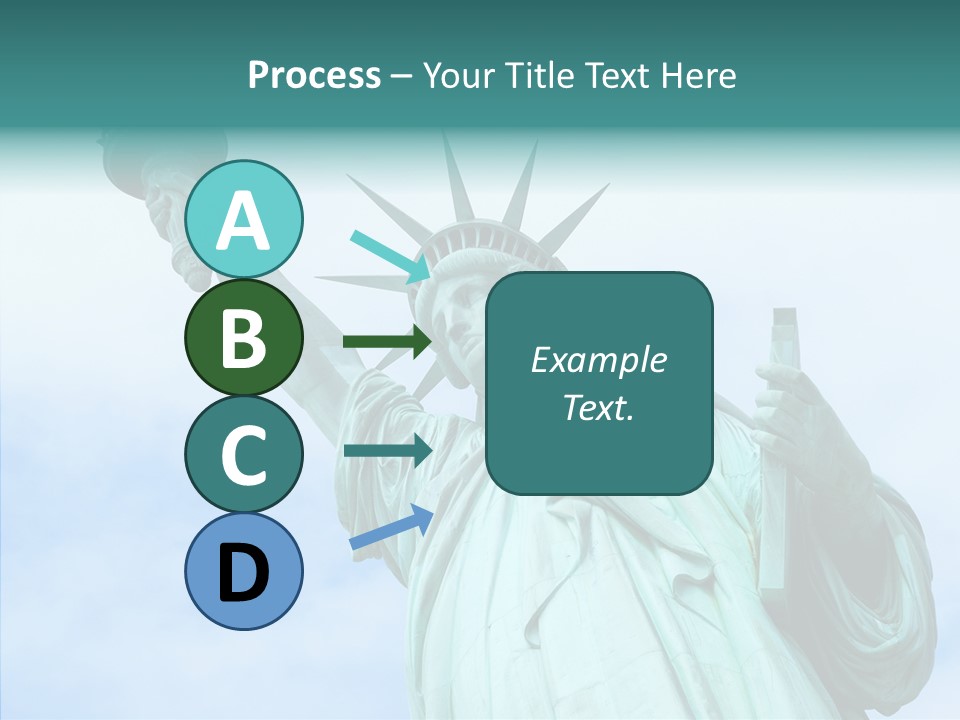 York Famous Torch PowerPoint Template