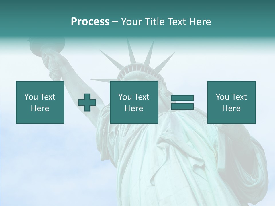 York Famous Torch PowerPoint Template