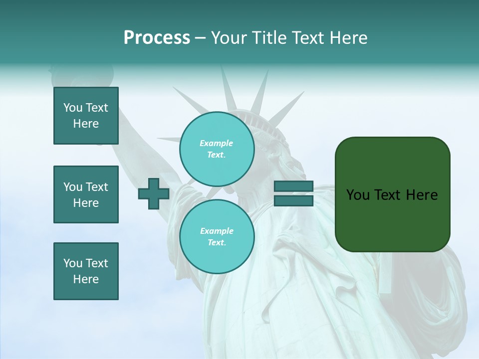 York Famous Torch PowerPoint Template
