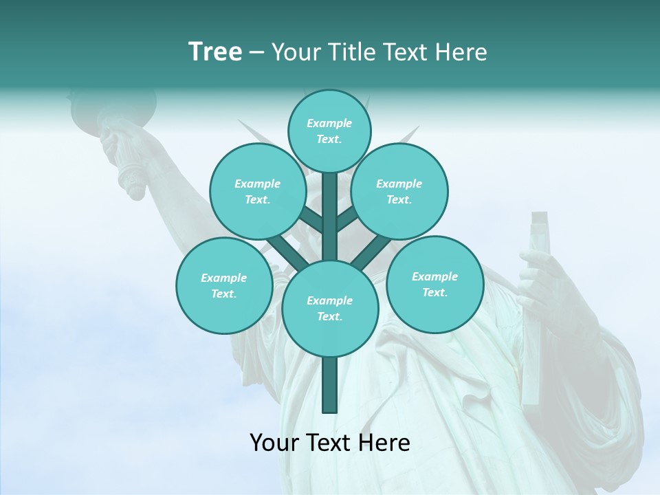 York Famous Torch PowerPoint Template