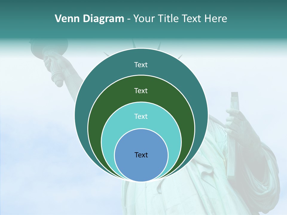 York Famous Torch PowerPoint Template