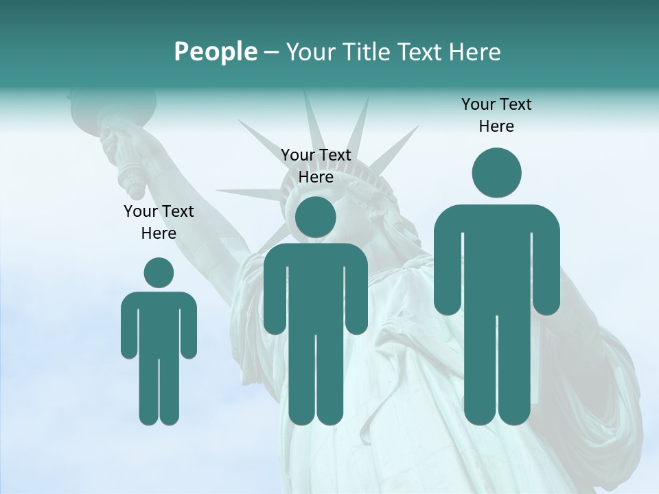 York Famous Torch PowerPoint Template