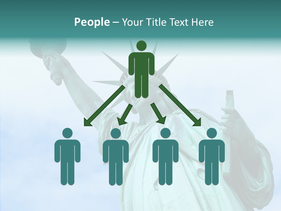 York Famous Torch PowerPoint Template