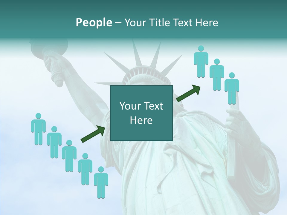 York Famous Torch PowerPoint Template