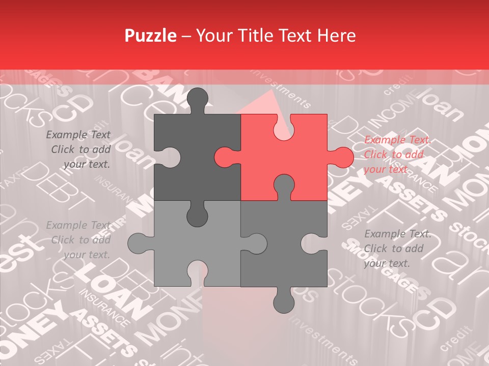 Card Document Retirement PowerPoint Template