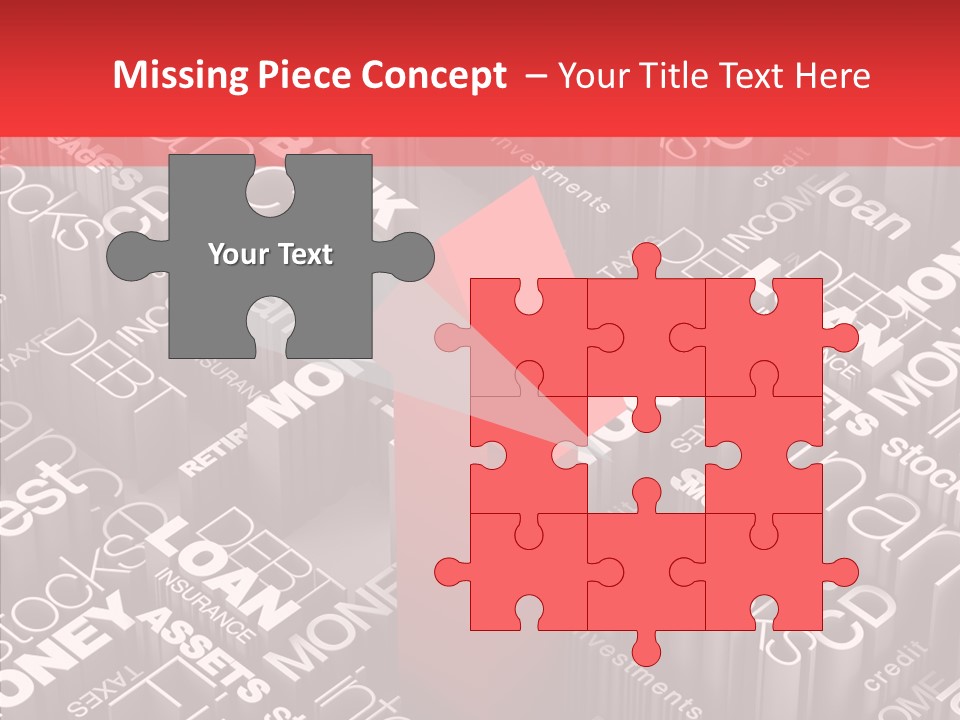 Card Document Retirement PowerPoint Template