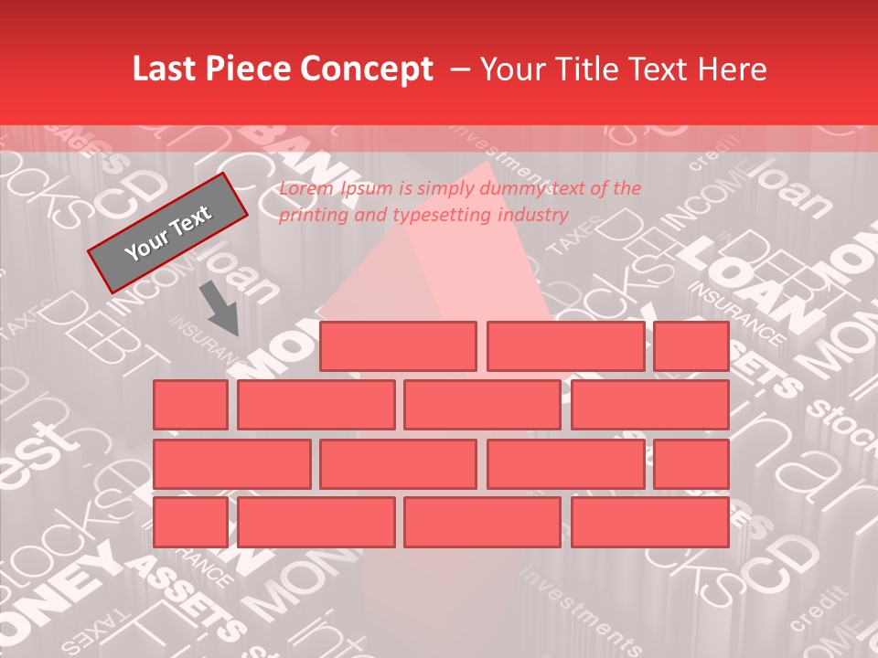 Card Document Retirement PowerPoint Template
