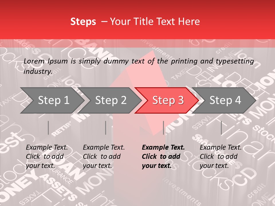 Card Document Retirement PowerPoint Template