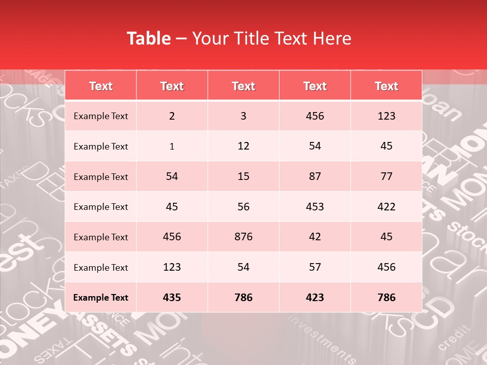 Card Document Retirement PowerPoint Template