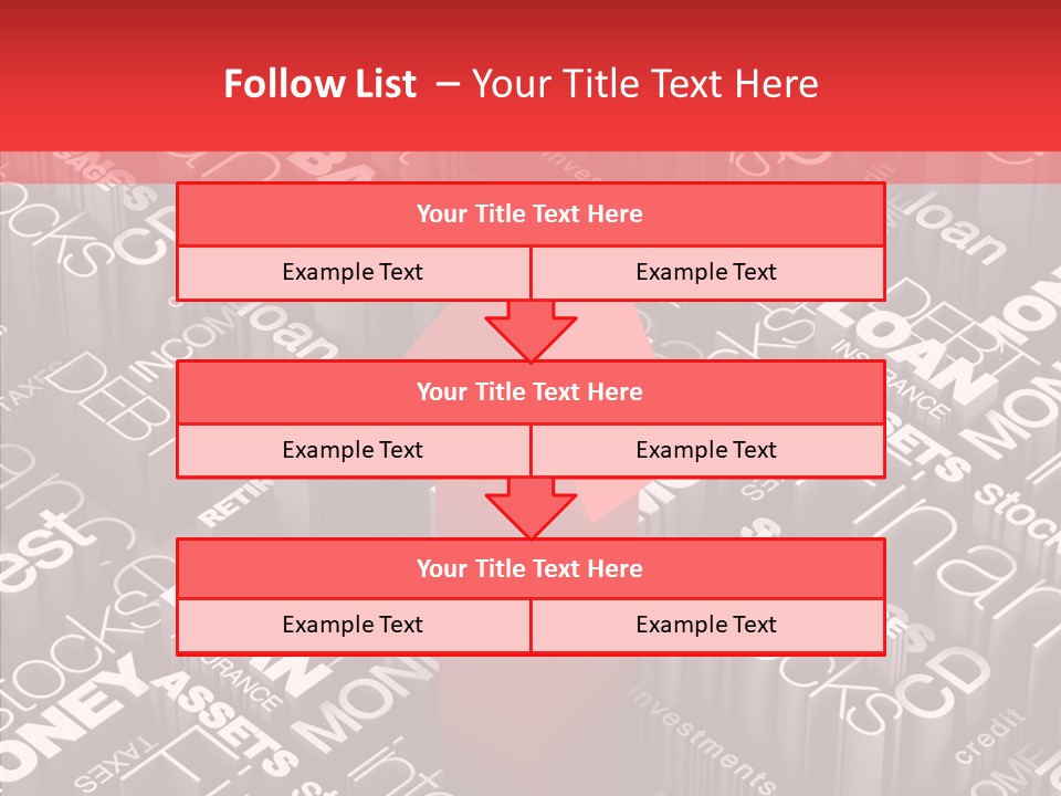 Card Document Retirement PowerPoint Template