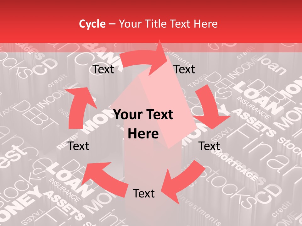 Card Document Retirement PowerPoint Template