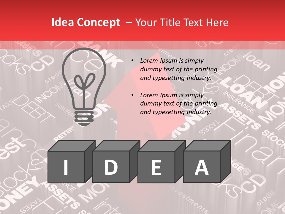 Card Document Retirement PowerPoint Template