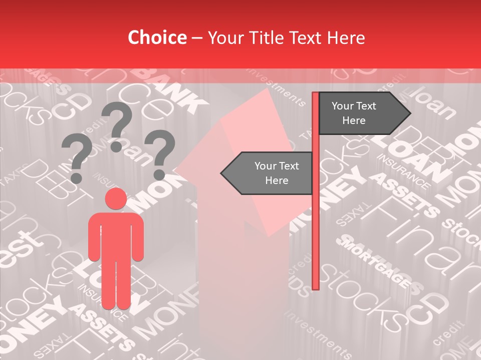 Card Document Retirement PowerPoint Template