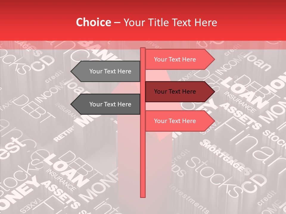Card Document Retirement PowerPoint Template