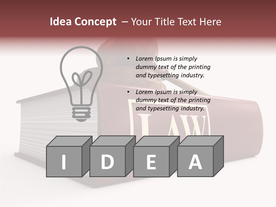 Ideas Solitude Sky PowerPoint Template