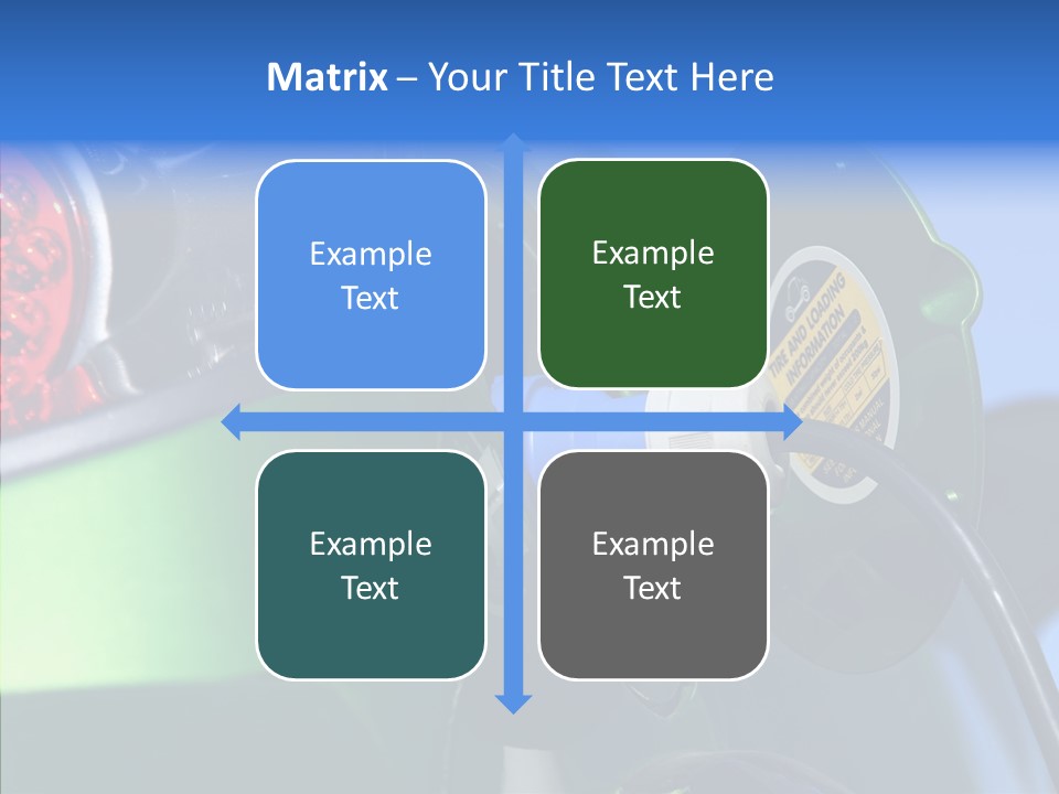 Battery Mobil Environment PowerPoint Template