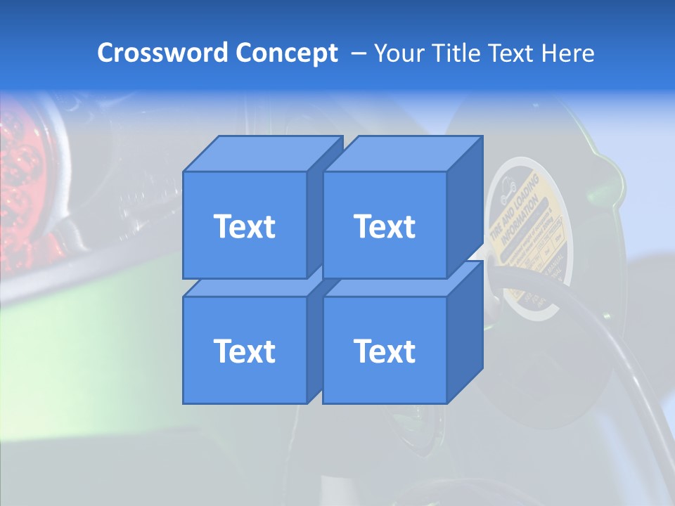Battery Mobil Environment PowerPoint Template