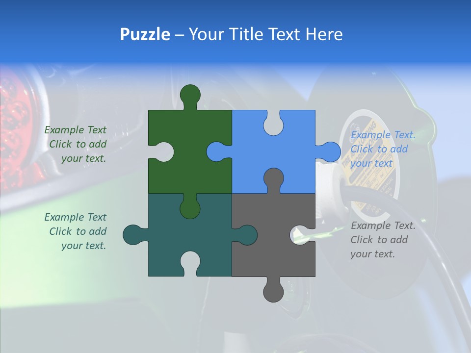 Battery Mobil Environment PowerPoint Template