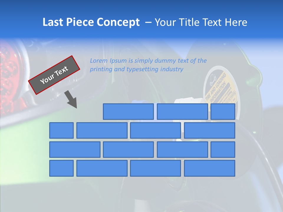 Battery Mobil Environment PowerPoint Template