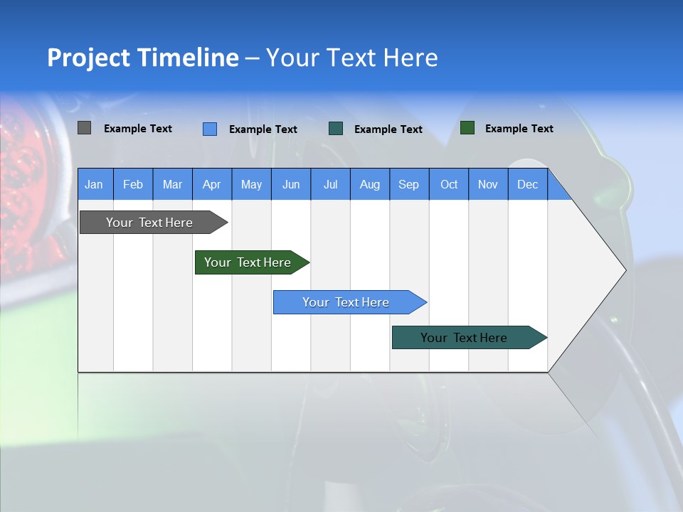 Battery Mobil Environment PowerPoint Template