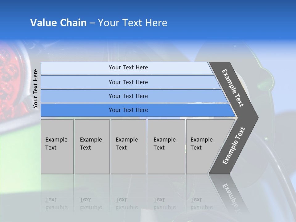 Battery Mobil Environment PowerPoint Template
