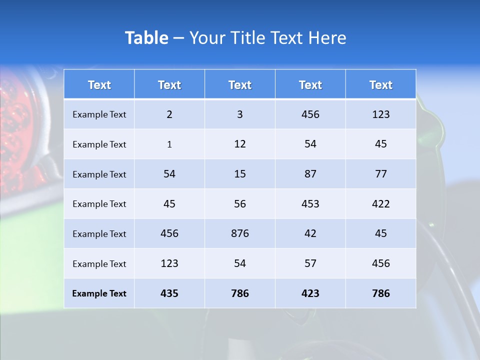 Battery Mobil Environment PowerPoint Template