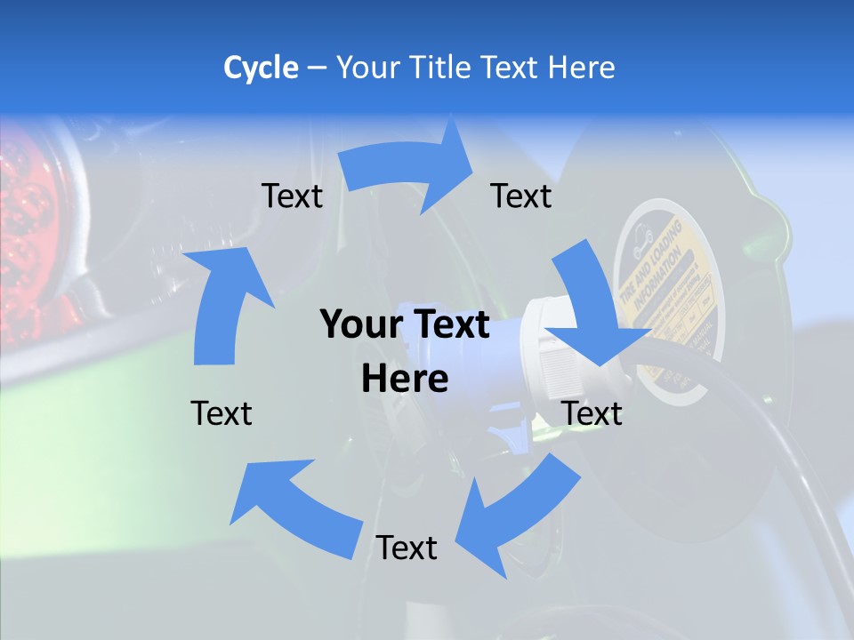 Battery Mobil Environment PowerPoint Template