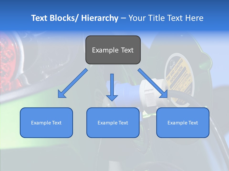 Battery Mobil Environment PowerPoint Template