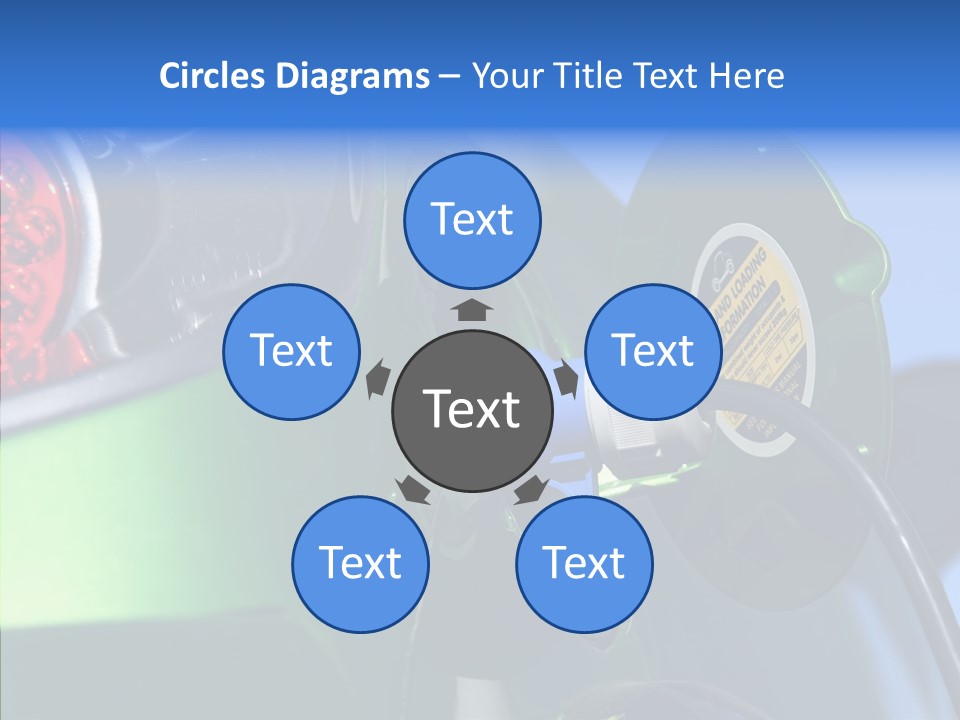 Battery Mobil Environment PowerPoint Template