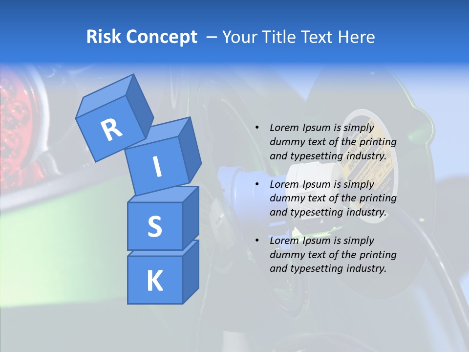 Battery Mobil Environment PowerPoint Template