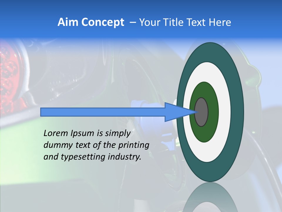 Battery Mobil Environment PowerPoint Template