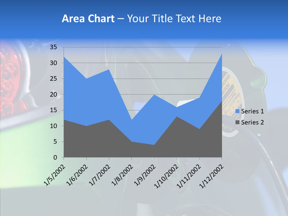 Battery Mobil Environment PowerPoint Template