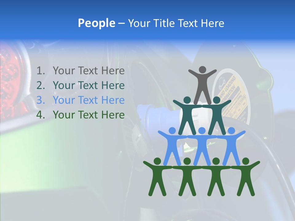 Battery Mobil Environment PowerPoint Template