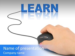 Web E Learning College PowerPoint Template