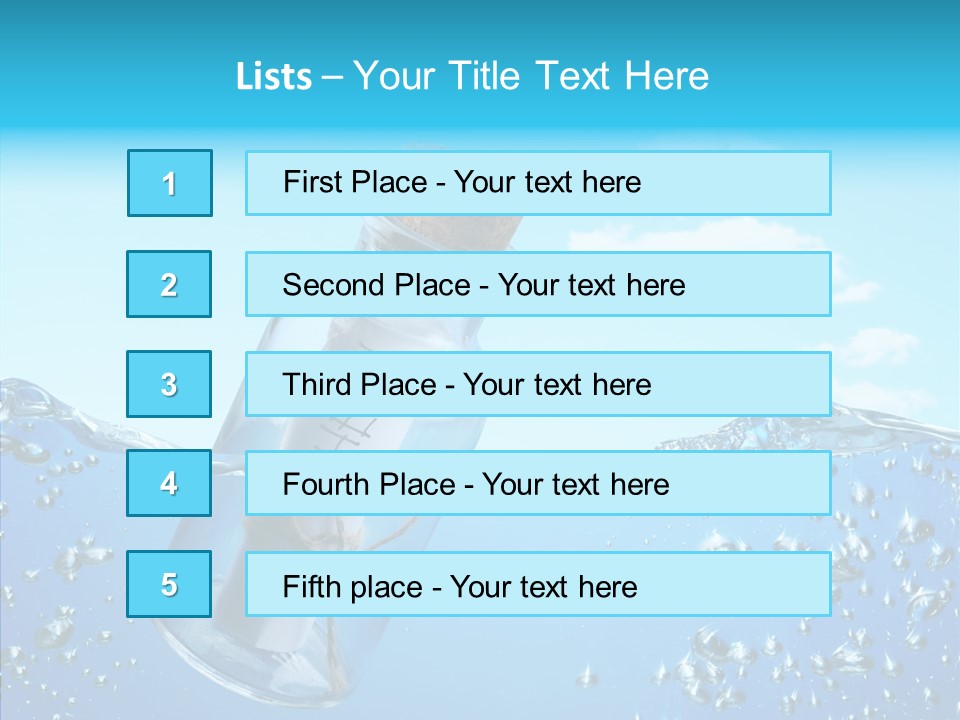 Ideas Solitude Sky PowerPoint Template