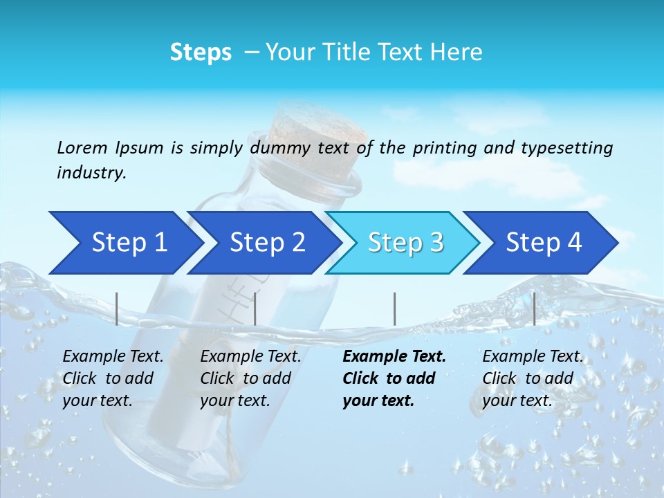 Ideas Solitude Sky PowerPoint Template