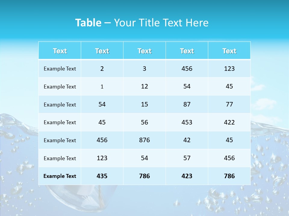 Ideas Solitude Sky PowerPoint Template