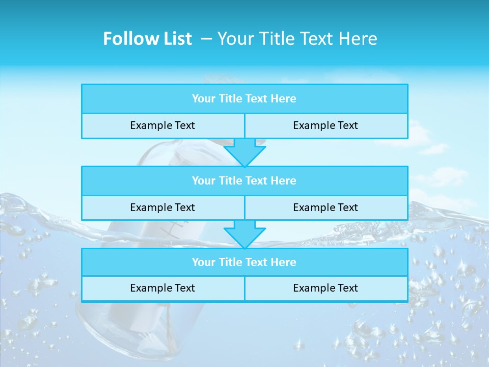 Ideas Solitude Sky PowerPoint Template