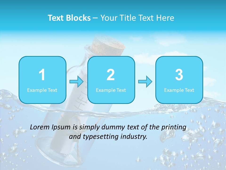 Ideas Solitude Sky PowerPoint Template