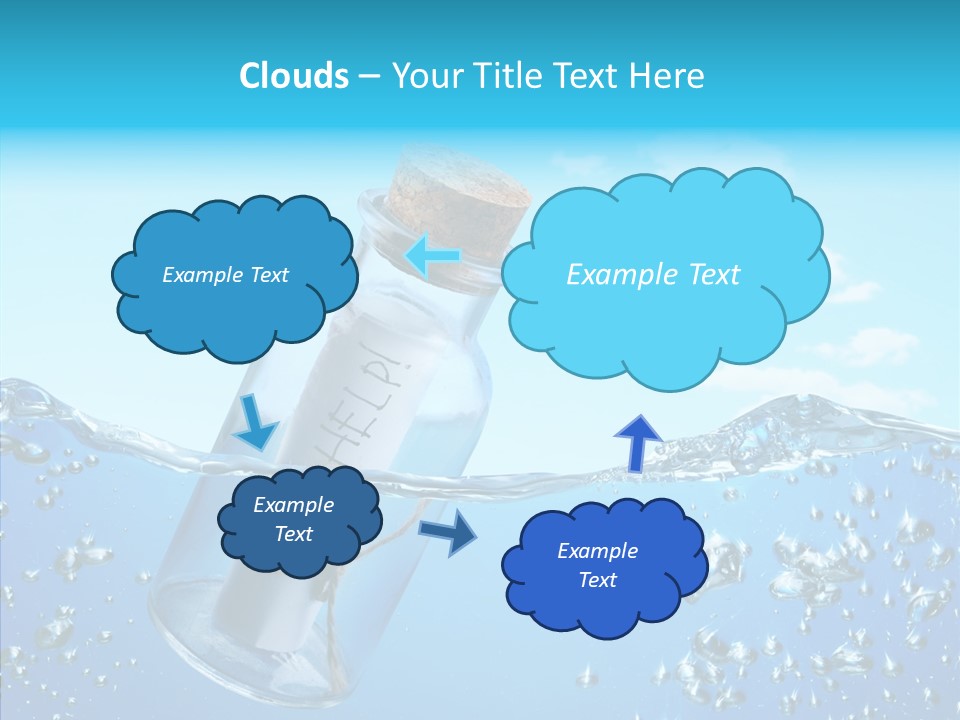 Ideas Solitude Sky PowerPoint Template