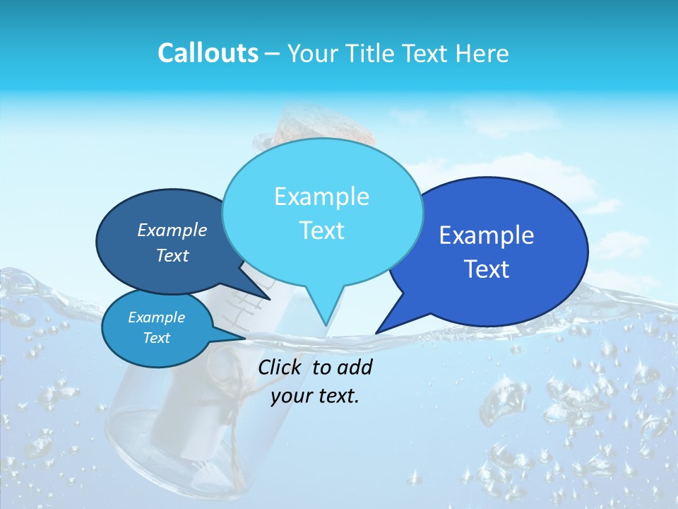 Ideas Solitude Sky PowerPoint Template