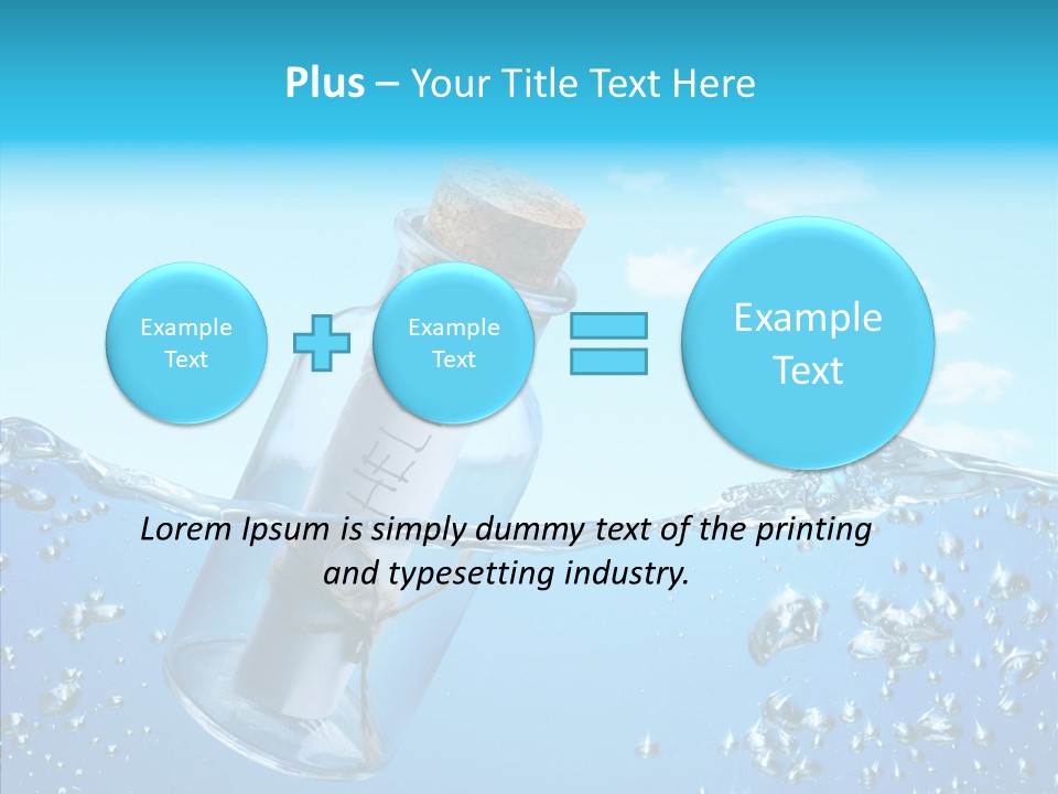 Ideas Solitude Sky PowerPoint Template