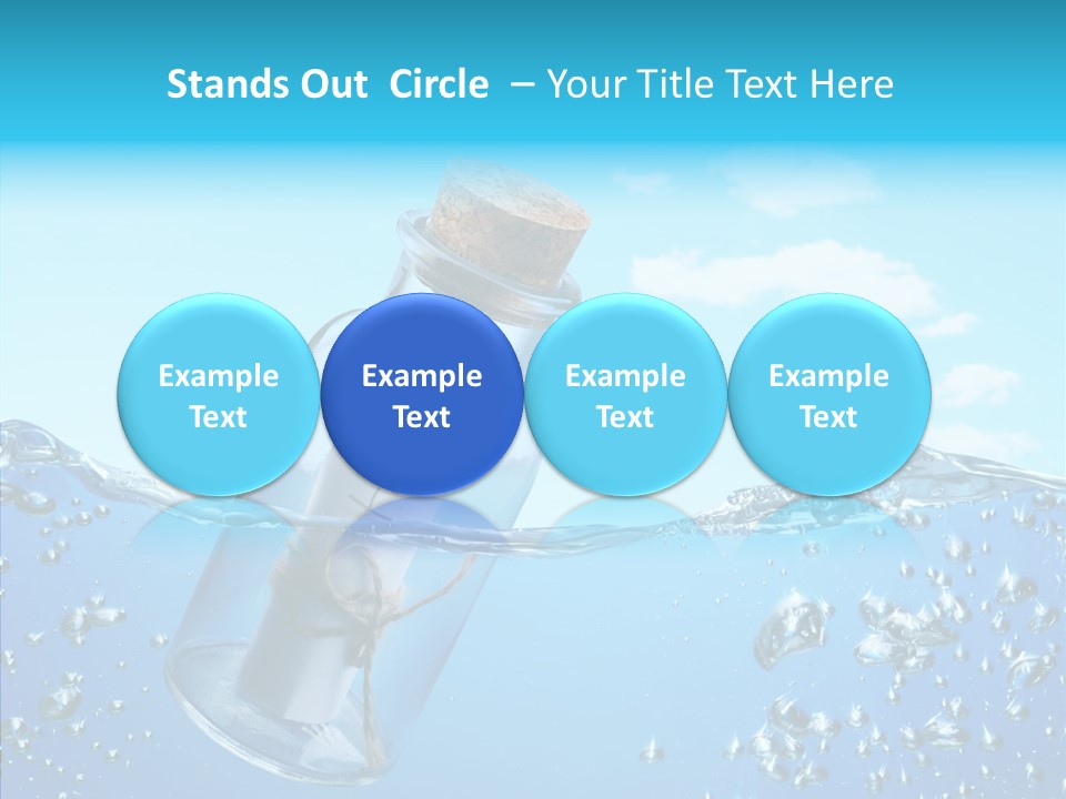 Ideas Solitude Sky PowerPoint Template